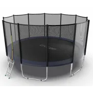 Батут с внешней сеткой и лестницей EVO JUMP External 16ft (Blue)