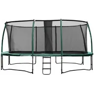 Батут для дачи с сеткой KOGEE TRAMPS TOP Tramps 10'x14'(4.3x3.0м) прямоугольный с защитной сетью